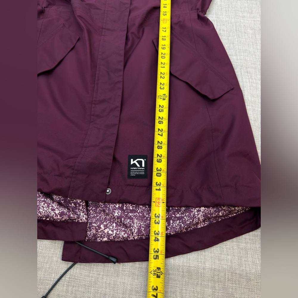 Kari Traa Molster Jacket Plum Hooded Women’s M - Picture 10 of 13